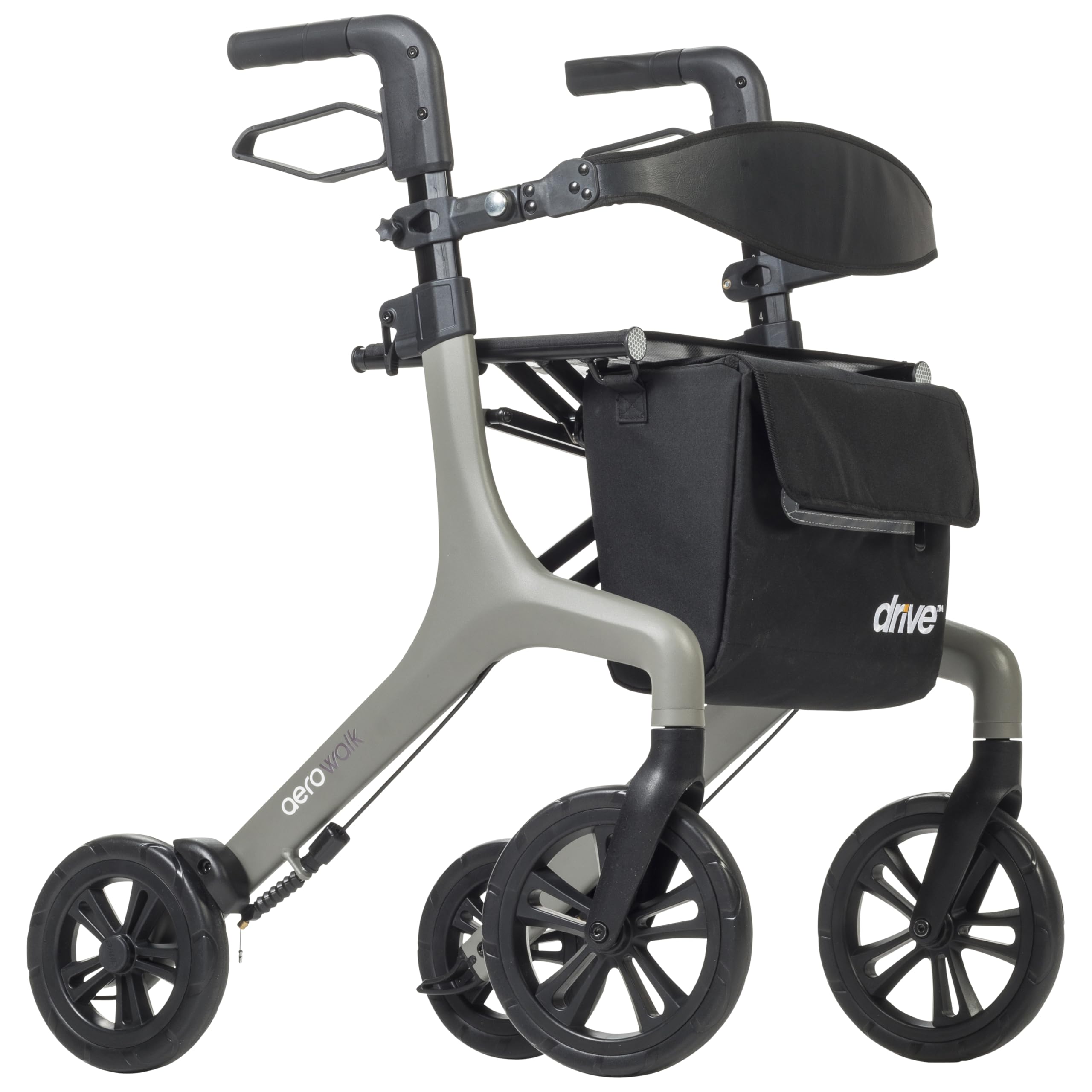 Drive Medical AeroWalk Ultra-Lite Rollator Foldable Rollator